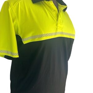 5.11 Tactical Bike Patrol Polo Shirt Men’s L Yellow Black High Visibility